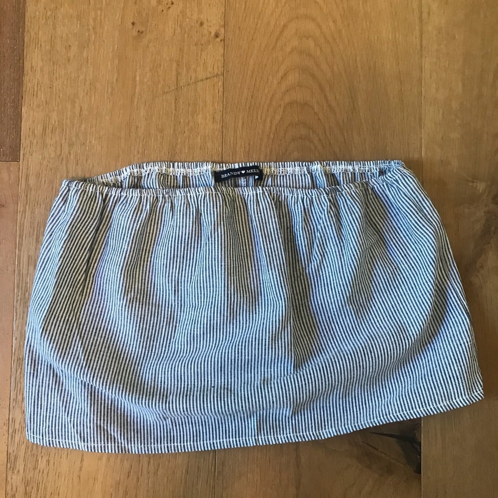 Brandy Melville striped tube top